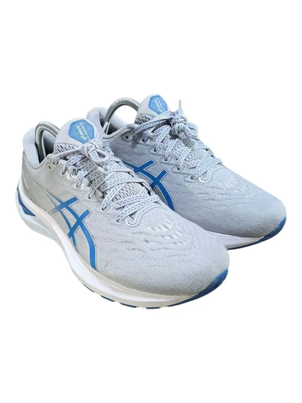 ASICS Women's GT-2000 11 Running Shoes, Piedmont Grey/Reborn Blue Size 9.5
